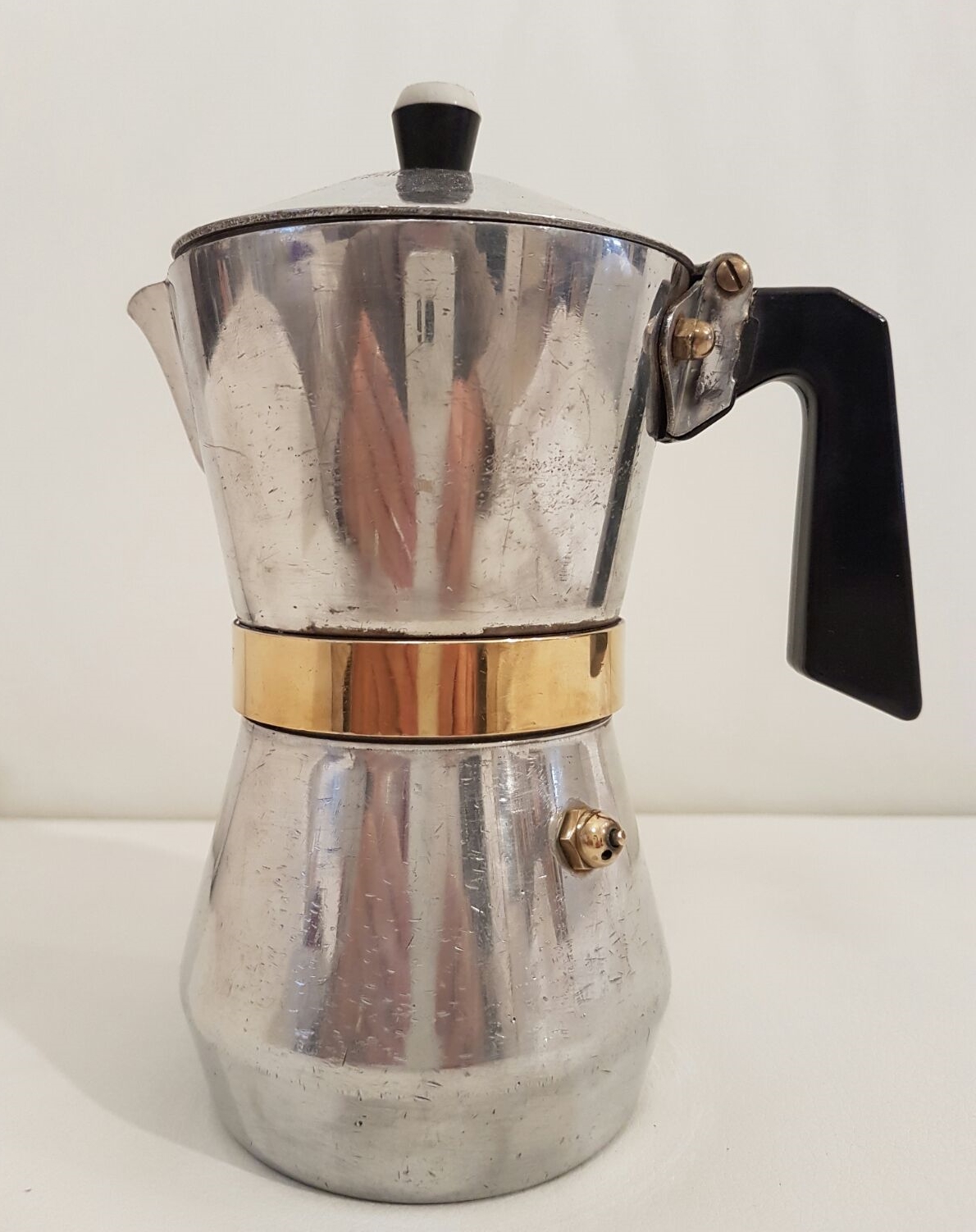 DULCEKAPPAVINTAGE VINTAGE STELLA ESPRESSO MOKA CAFFETTIERA 1954 MADE