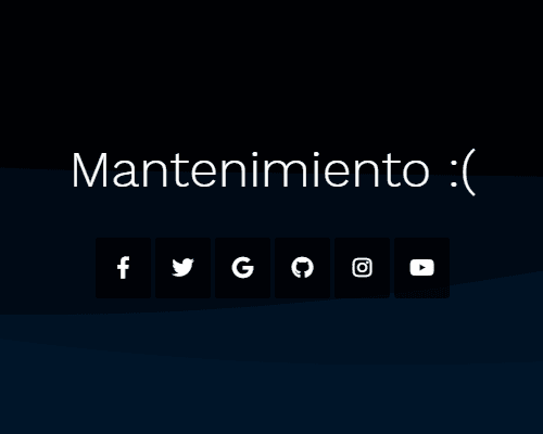 Modo mantenimiento para Blogger
