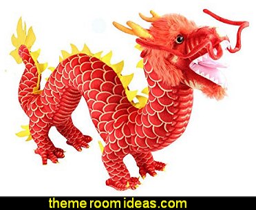 Chinese Dragon Plush Stuffed Animal Doll Toy Novel Gift