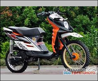 Kumpulan gambar modifikasi motor x ride terbaru trail ...