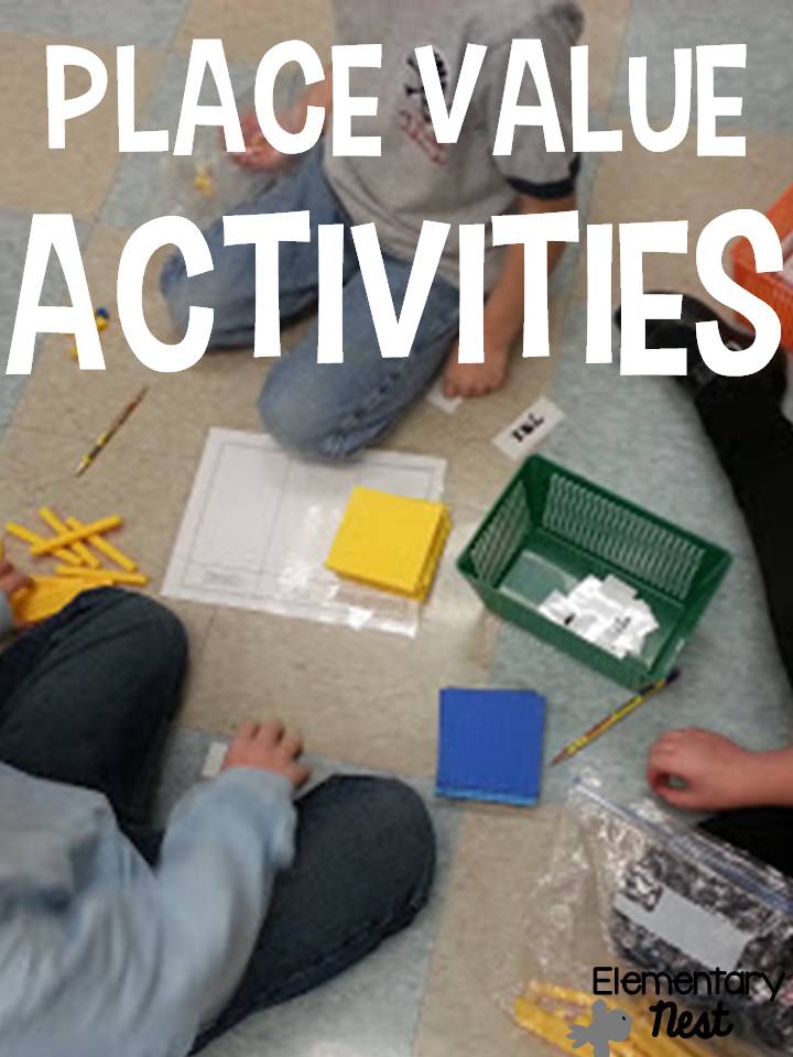 Place Value Activities and Centers Elementary Nest