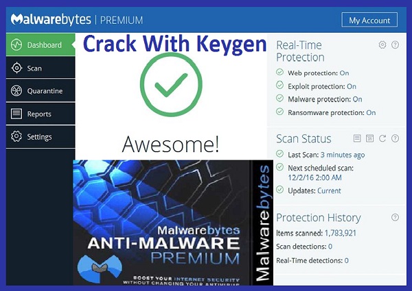 Malwarebytes Premium 3.6.1.2711 Crack With Keygen 2018 Download