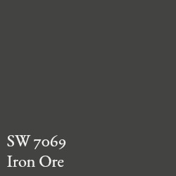 Home Office Makeover- Paint Selection-Sherwin Williams- Iron Ore-From My Front Porch To Yours
