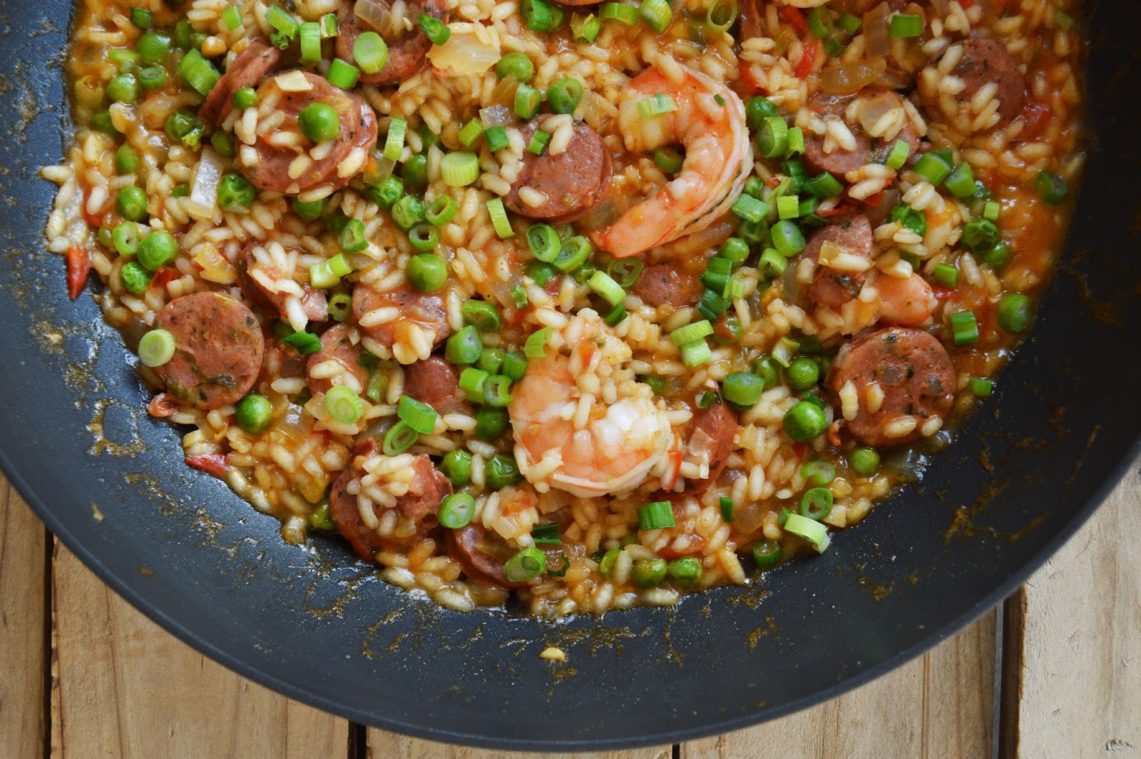 Hot Dog It's a Food Blog Easy Shrimp & Sausage Paella