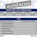 Audiências- Quarta-feira, 7 de outubro de 2015