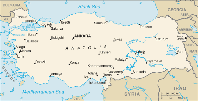 Turkey Map Free Printable Maps turkey-map-free-printable-maps