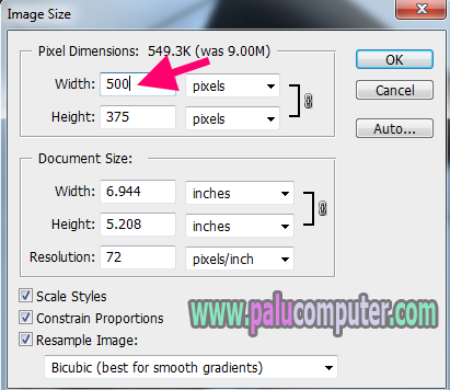 Cara Mengecilkan Ukuran Dimensi Foto JPG/PNG Dengan Photoshop