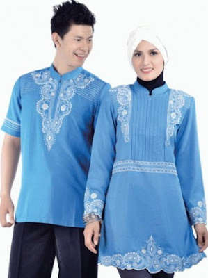 Model baju muslim couple terbaru Model baju muslim couple terbaru