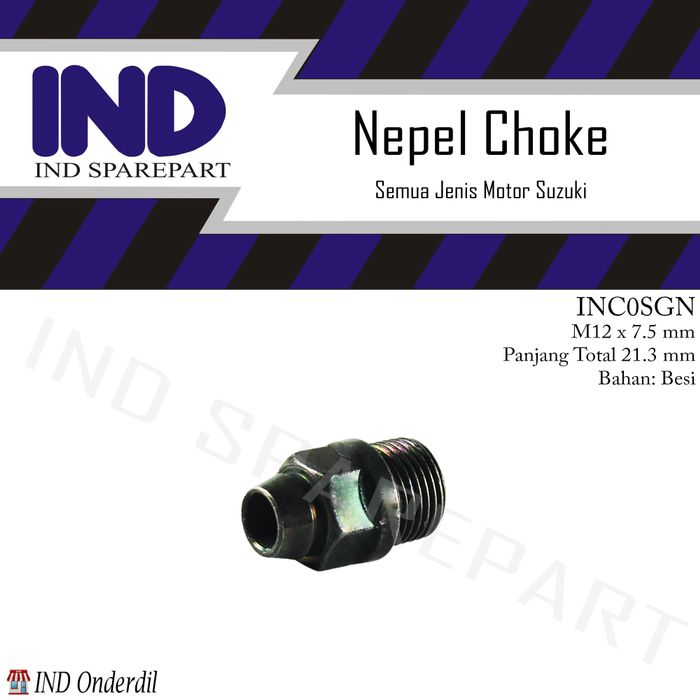Baut-Baud-Nepel-Mur Cuk Besi Suzuki Rc110 Crystal/Rc100 Bravo/Rc80 Original