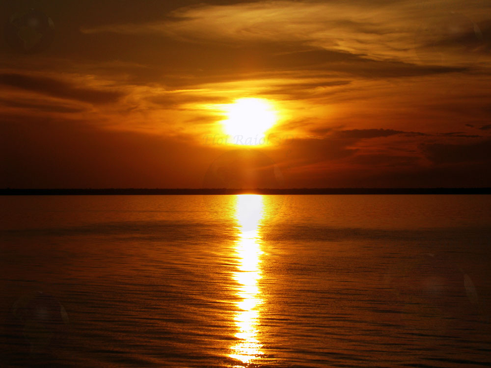Por do Sol no oeste do Pará