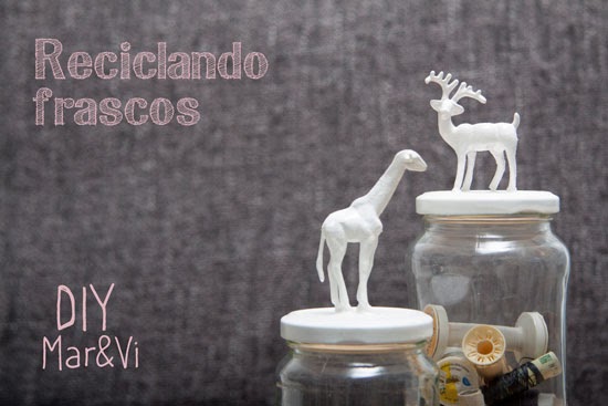  DIY: Reciclando frascos de cristal