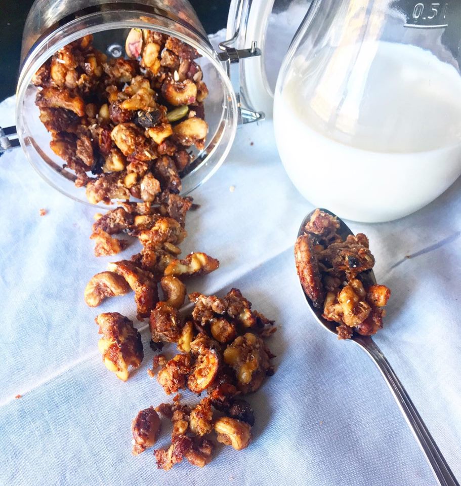 CRUNCHY NUT CLUSTERS Head Over Healing