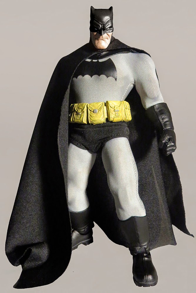toyhaven: Mezco One:12 scale Frank Miller Dark Knight Batman  tall  action figure is AWESOME!