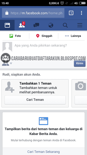 Cara Mendaftar Facebook lewat Hp Android dengan No Telepon Cara Mendaftar Facebook lewat Hp Android dengan No Telepon