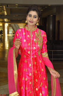 Shamili in Pink Anarkali Dress 08