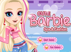 Cute Barbie Spa Fashion