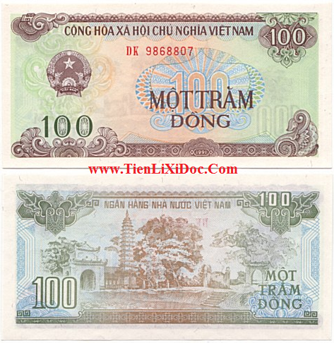 100 đồng 1991