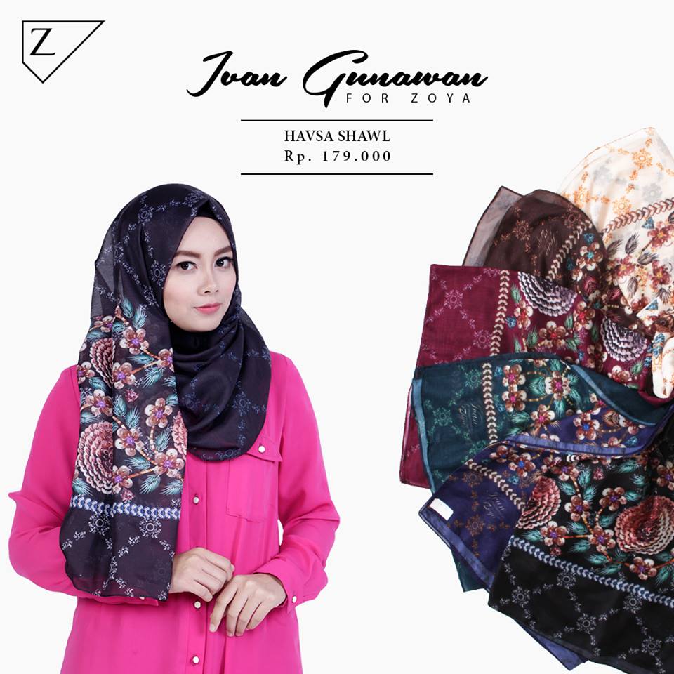 DISTRIBUTOR ZOYA HAVSA SHAWL IVAN GUNAWAN FOR ZOYA DISTRIBUTOR ZOYA HAVSA SHAWL IVAN GUNAWAN FOR ZOYA