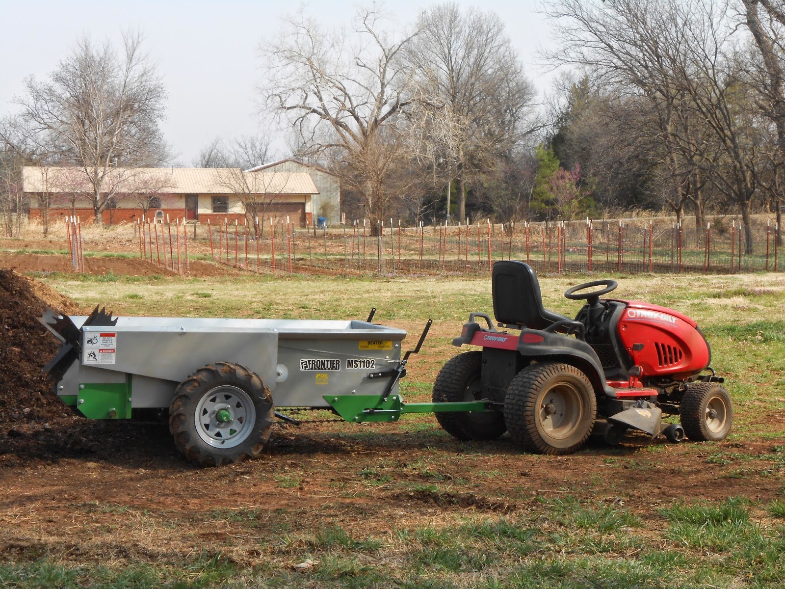 Windy Acres Diary Compost Spreader
