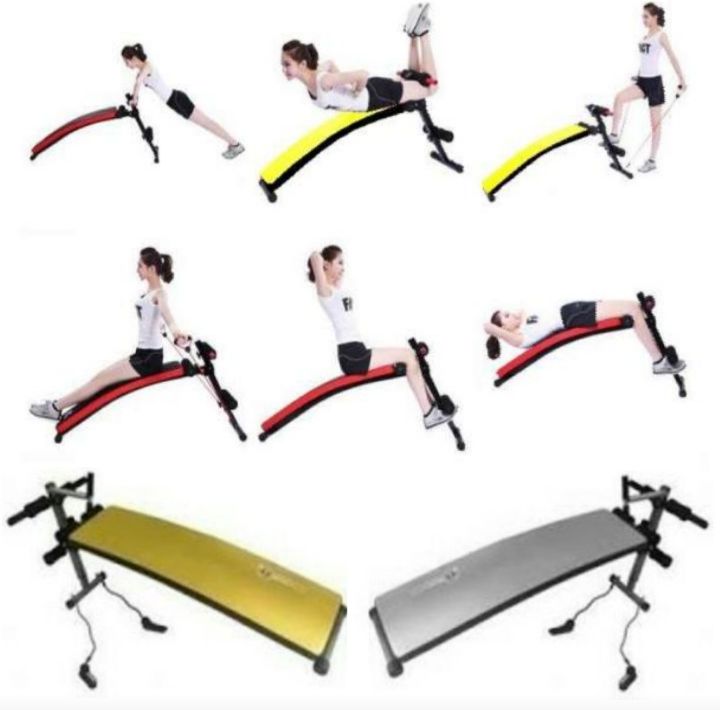 Sit-Up Benches: Adjustable Fitness Seats with Ropes and Springs for Situp Exercises