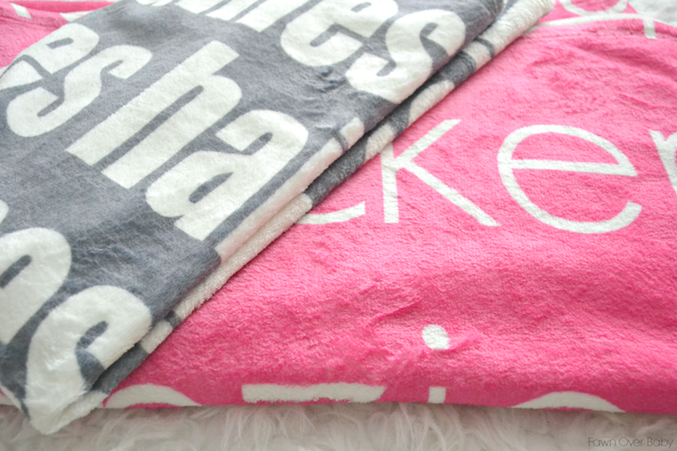 Fawn Over Baby Personalized Baby Blanket By Highway 3
