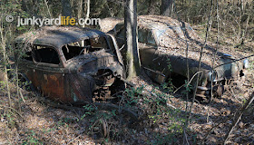 L.Z. Strickland move these cars onto his property many years before his death in 1977.