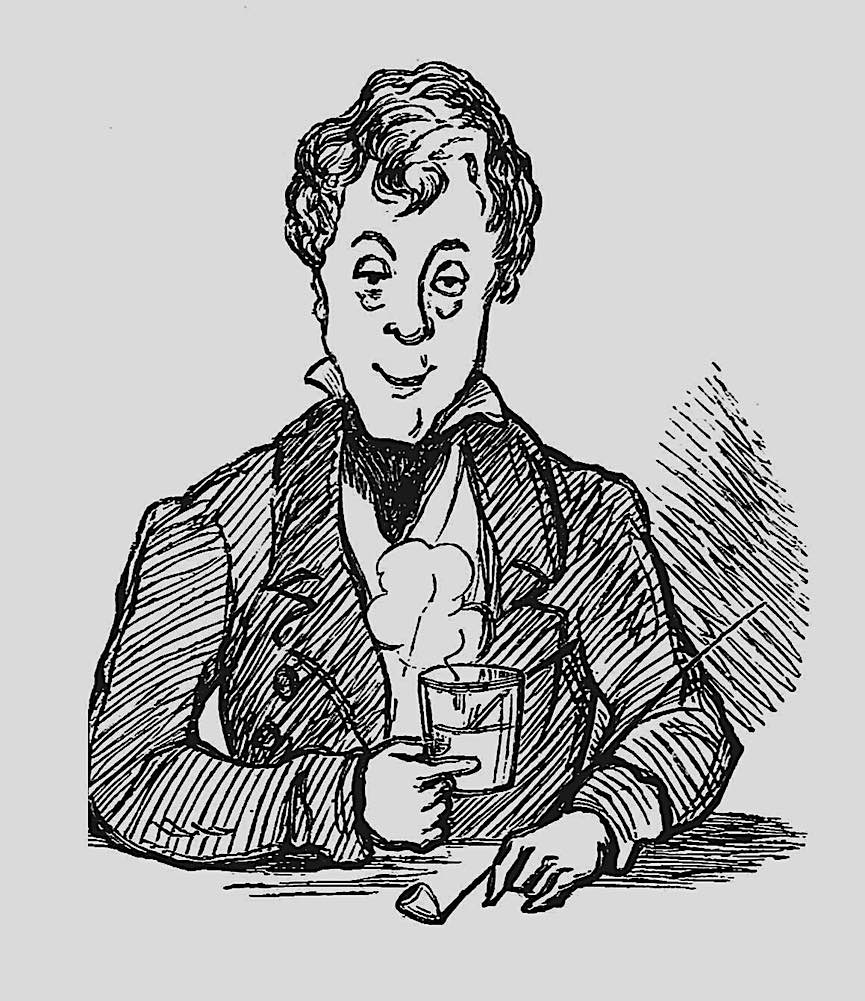 William Makepeace Thackeray William Makepeace Thackeray cartoon drawing