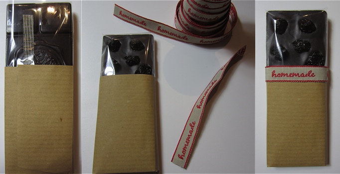 DIY/Tutorial Schokolade hübsch verpackt - Geschenkverpackungen für Schokolade selber machen 7