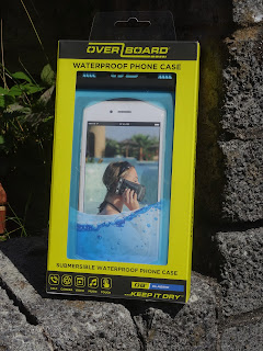 waterproof phone case on wall 