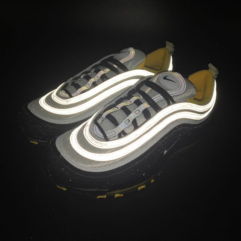 Nike Air Max 97 Trainers In Black Patent Leather Shoessss