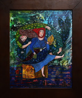 Витвинова Е.П. Кораблик 50х40, х., акрил, 2016