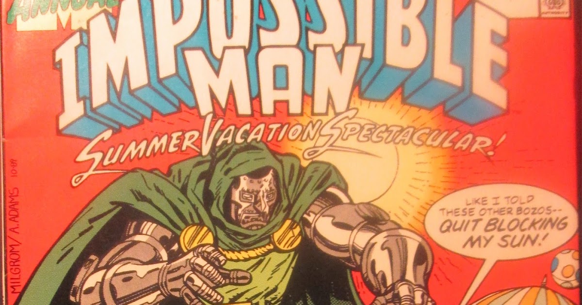 What The Art! Marvel Annual, The Impossible Man Comic