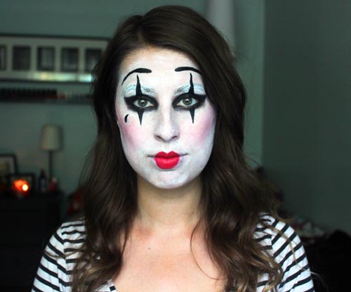 Cheap, Last Minute Halloween Costume | Mime Makeup Tutorial - Beauty by ...