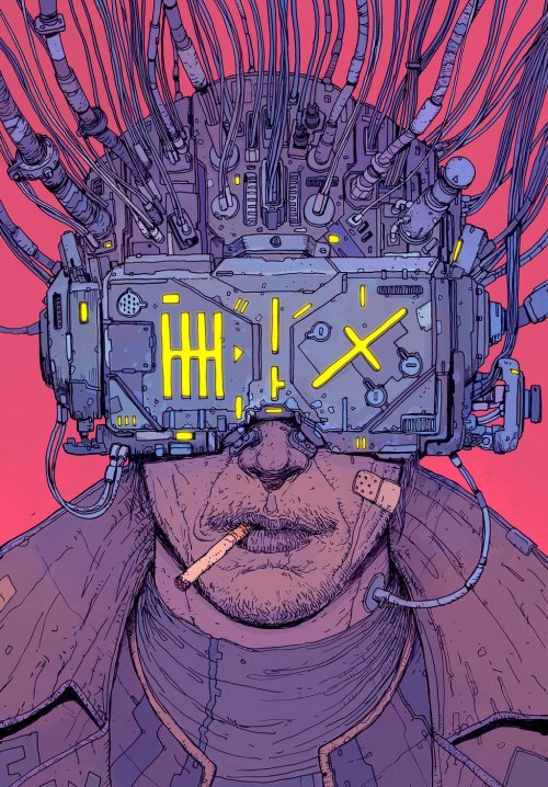 As ilustrações de ficção científica cyberpunk de Josan Gonzalez Josan Gonzalez f1x-2 deviantart ilustrações ficção científica cyberpunk comics violência futuro distópico