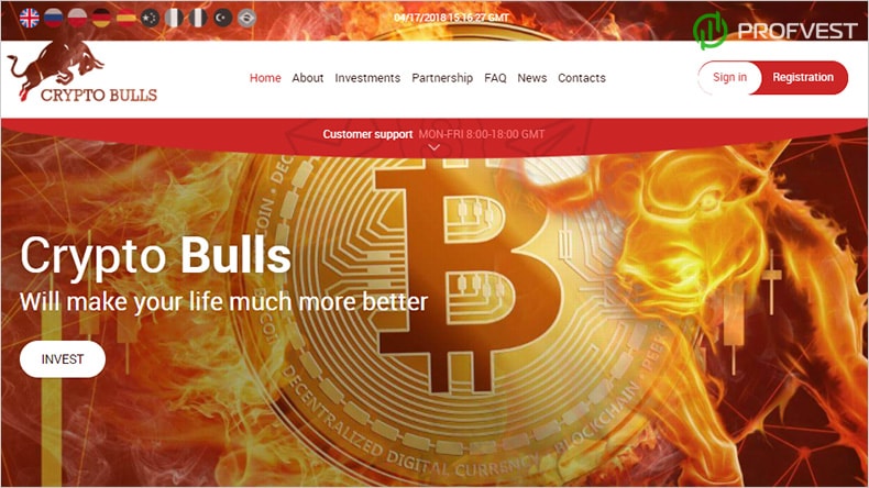 Crypto Bulls: обзор и отзывы о crypto-bulls.com (HYIP платит) Crypto Bulls обзор и отзывы HYIP-проекта