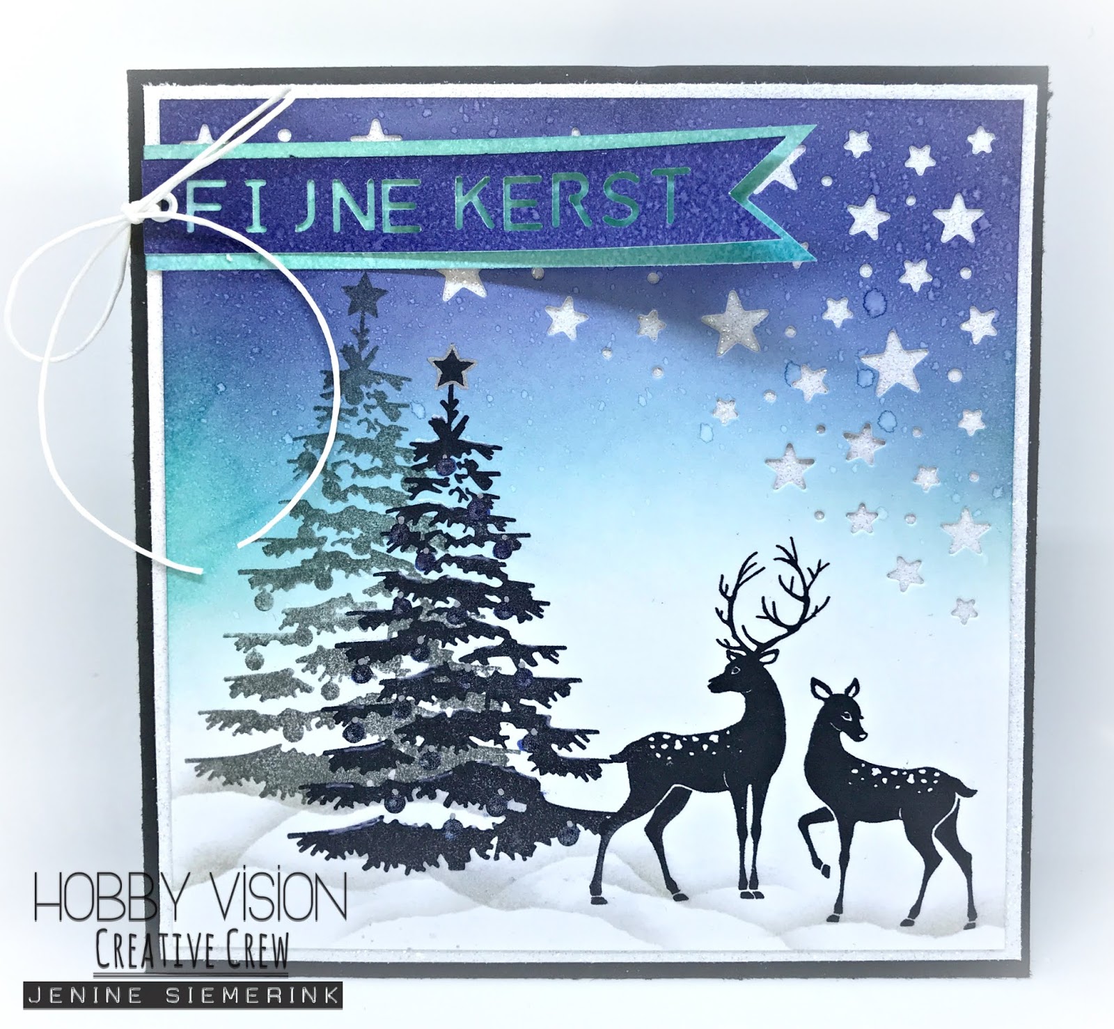 HobbyVision Creative Crew Kerstkaarten Studio Light Essential stamps