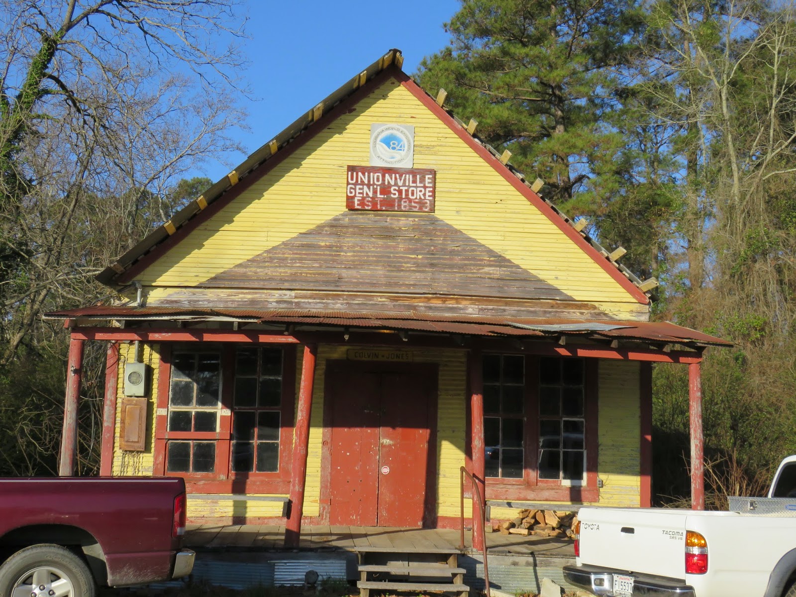 PrunePicker Unionville General Store, Louisiana est 1853.