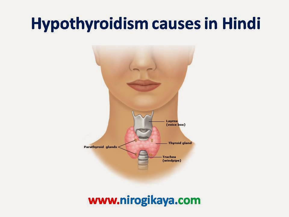 Hypothyroidism causes in Hindi