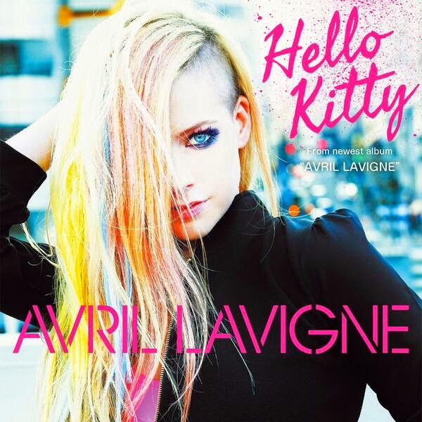 Foto Avril Lavigne Hello Kitty Video Klip Lucu 
