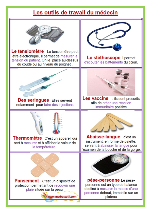 La Santé séquence 4 séance 3