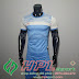 Áo bóng đá không logo TL HML Riyad màu xanh nhạt