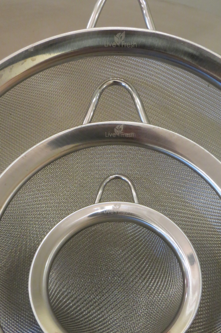 Highly Durable 3piece Kitchen Strainer Set from Live Fresh! My