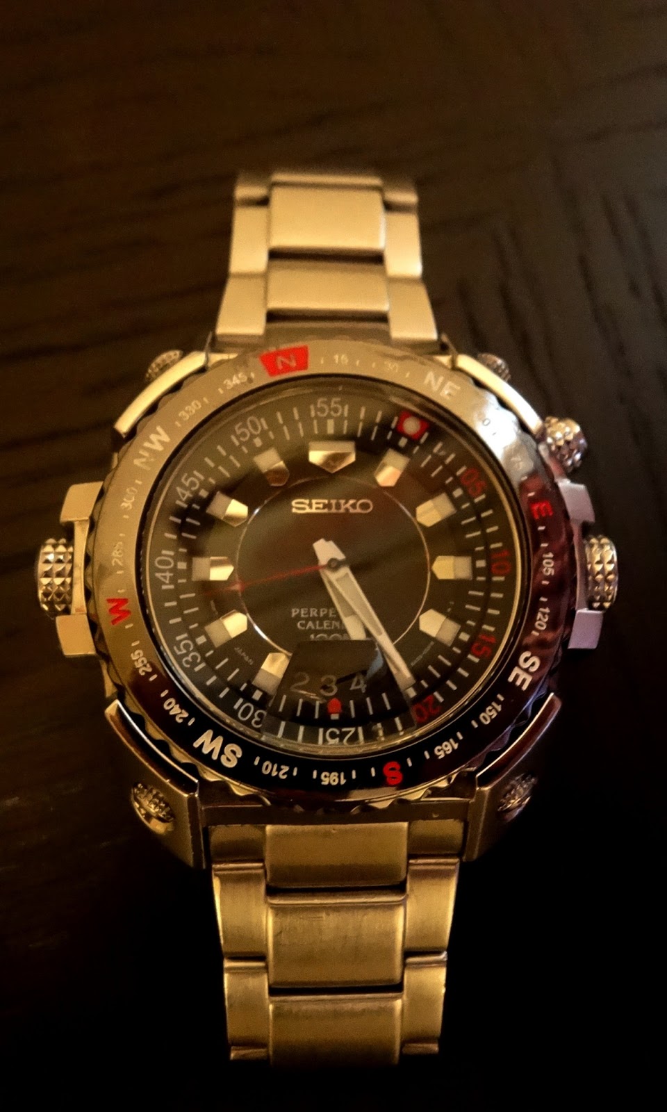 C-segment Wrist Watches: Seiko Perpetual Calendar 52mm (Model : SNQ043)