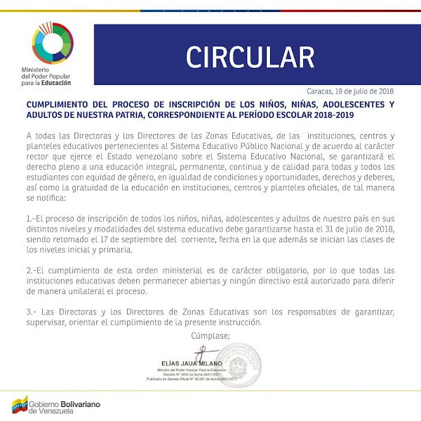 El proceso de Inscripciones hasta el 31 de julio y fecha de inicio de actividades académicas el 17 de septiembre El proceso de Inscripciones hasta el 31 de julio y fecha de inicio de actividades académicas el 17 de septiembre
