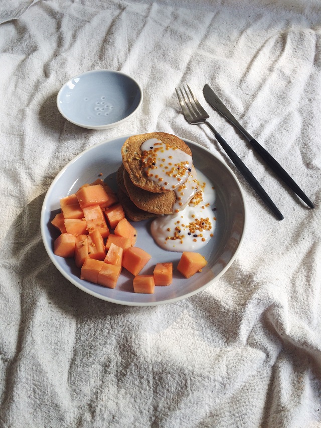 Poppy Seed Coconut Pancakes (2) | by Lisa Strube