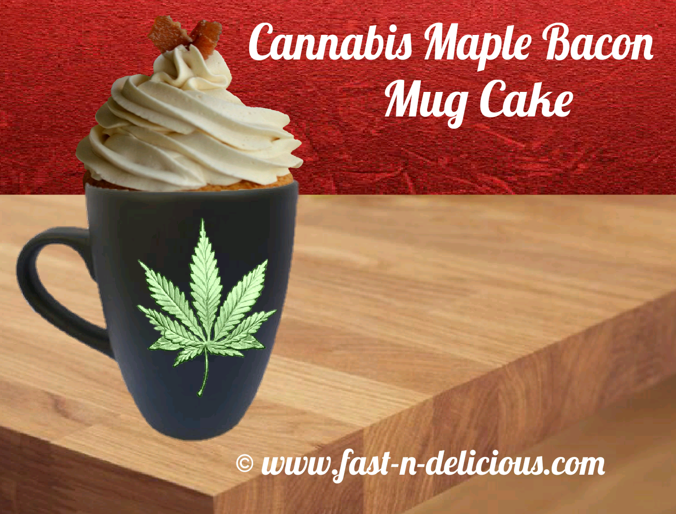 FastnDelicious MaryJane Maple Bacon Mug Cake