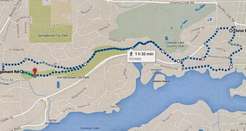 Walks and Hikes in Portland and Beyond Iron Mountain Lake Oswego