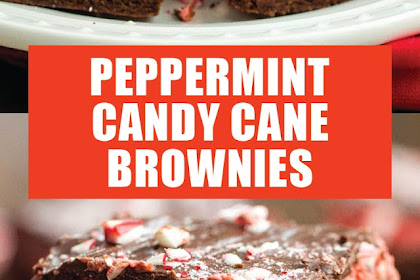 PEPPERMINT CANDY CANE BROWNIES
