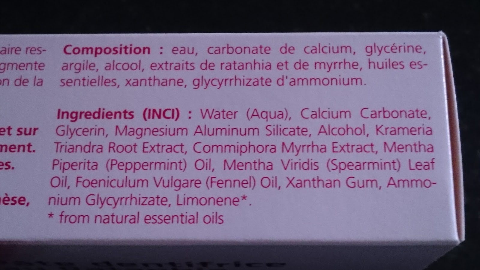 *papoti.papota31 Un Dentifrice SANS Triclosan, SANS Sodium Lauryl Sulfate et SANS Dioxyde de