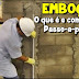 EMBOÇO de paredes - O que é e como fazer - Passo-a-passo! | Meia Colher